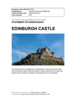 Edinburgh Castle