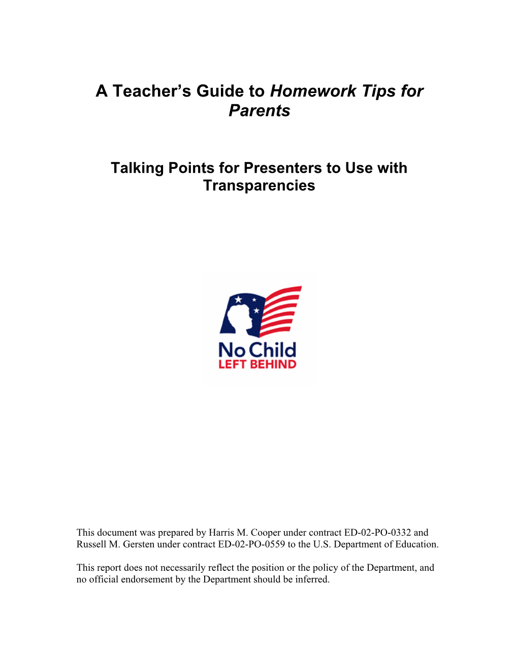 A Teacher's Guide to Homework Tips for Parents