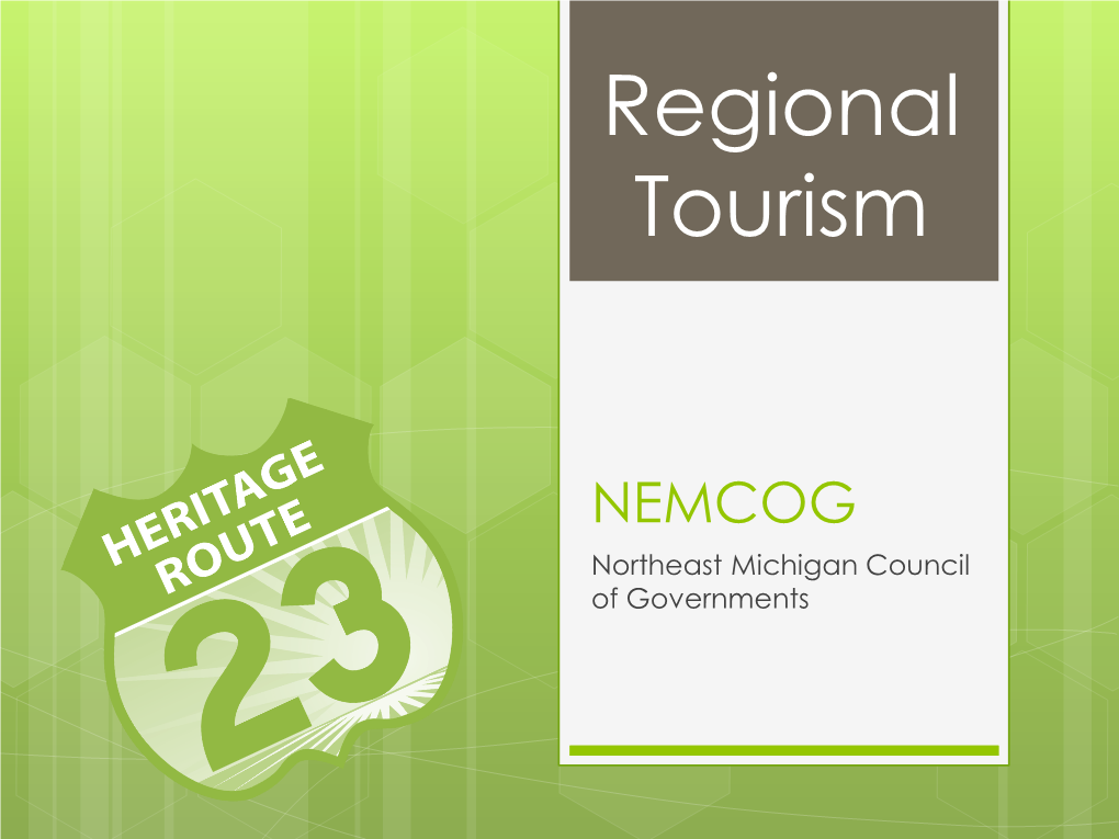 Regional Tourism