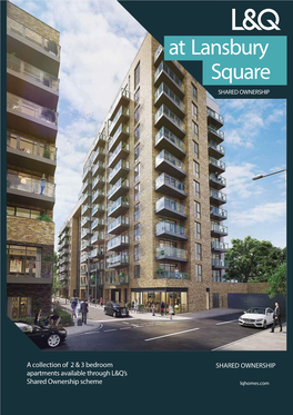 At Lansbury Square SHARED OWNERSHIP