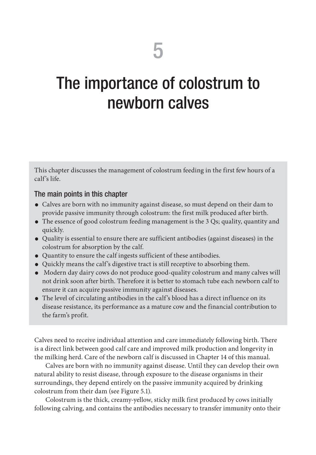 The Importance of Colostrum to Newborn Calves