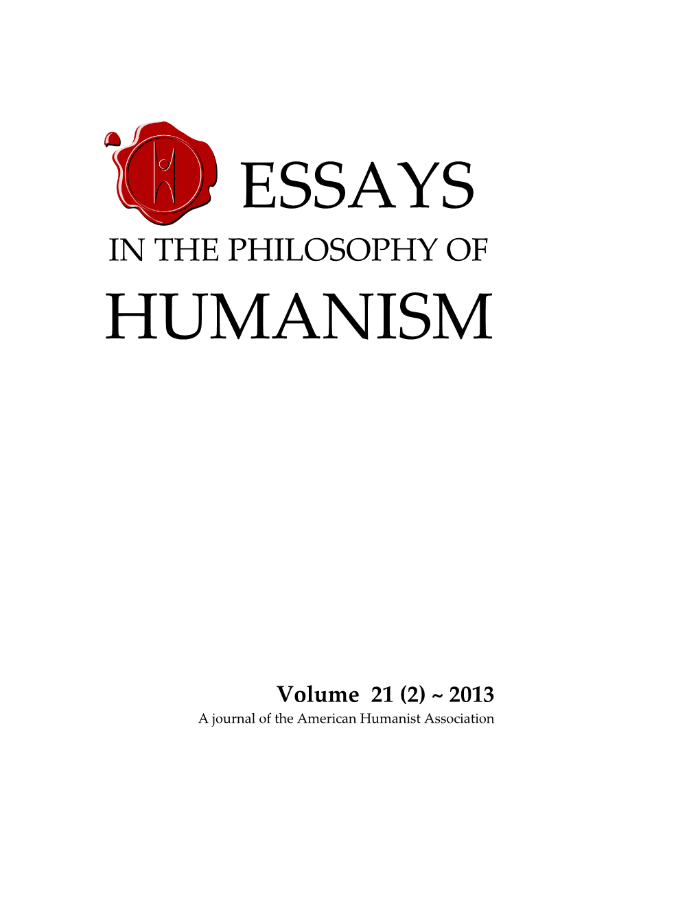 Essays in the Philosophy Of