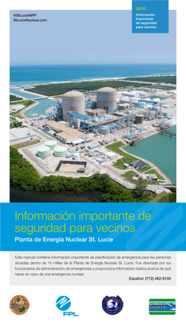 Información Importante De Seguridad Para Vecinos Planta De Energía Nuclear St
