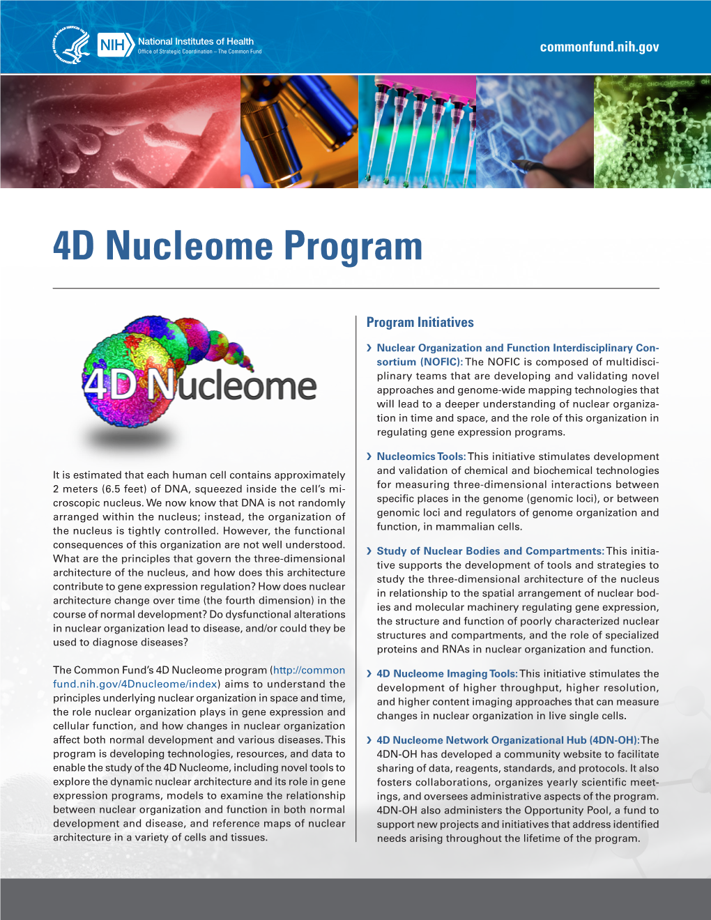 4D Nucleome Program