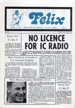 Felix Issue 373, 1975