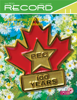 Celebrating 100 Years of P.E.O. in Canada