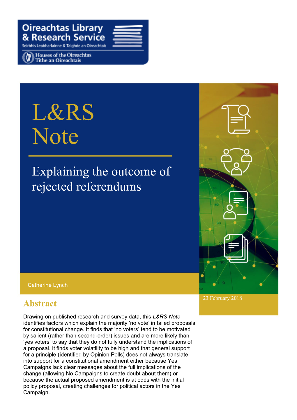 L&RS Note: Explaining the Outcome of Rejected Referendums (PDF)