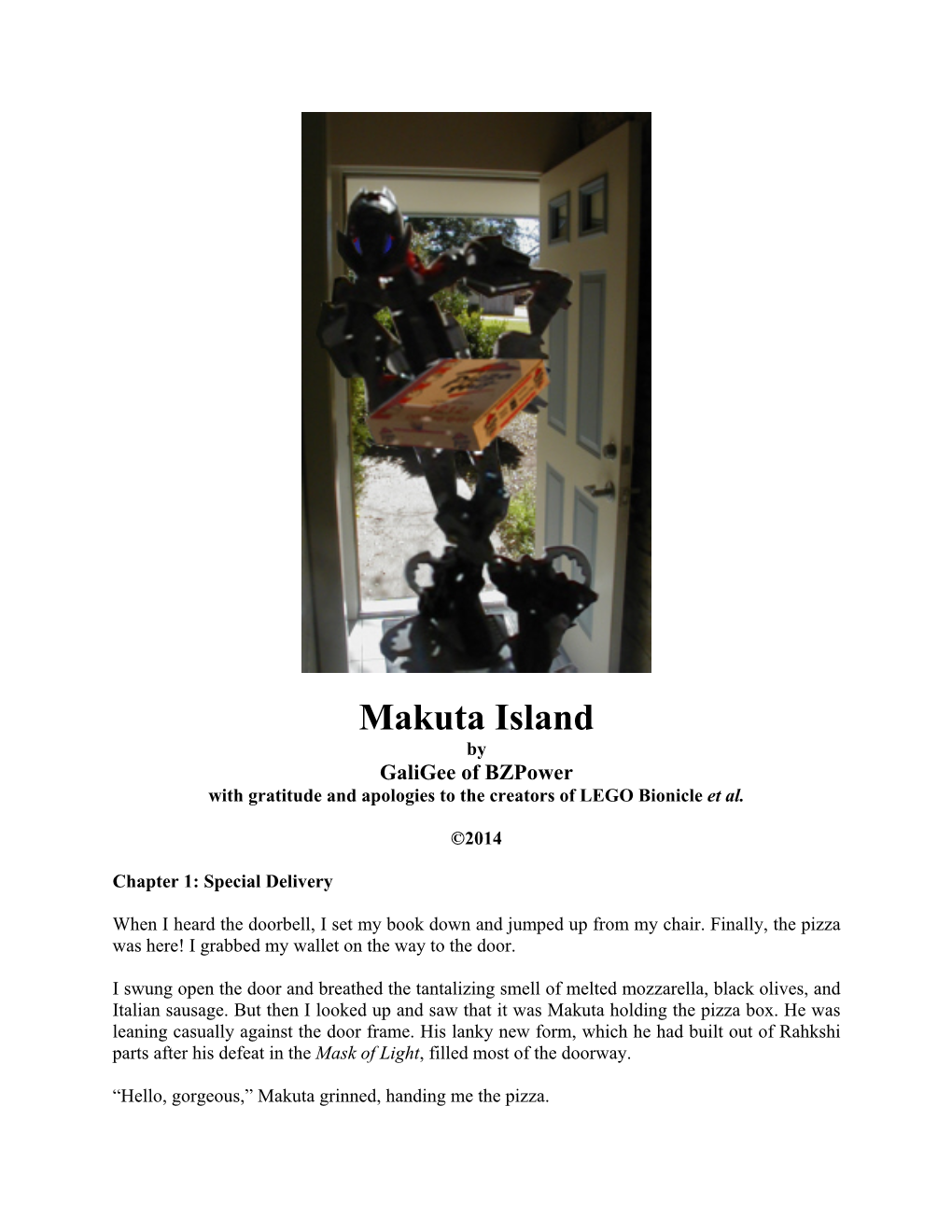 Makuta Island by Galigee of Bzpower with Gratitude and Apologies to the Creators of LEGO Bionicle Et Al