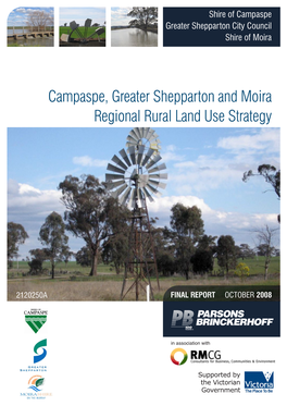 Campaspe, Greater Shepparton and Moira Regional Rural Land Use Strategy