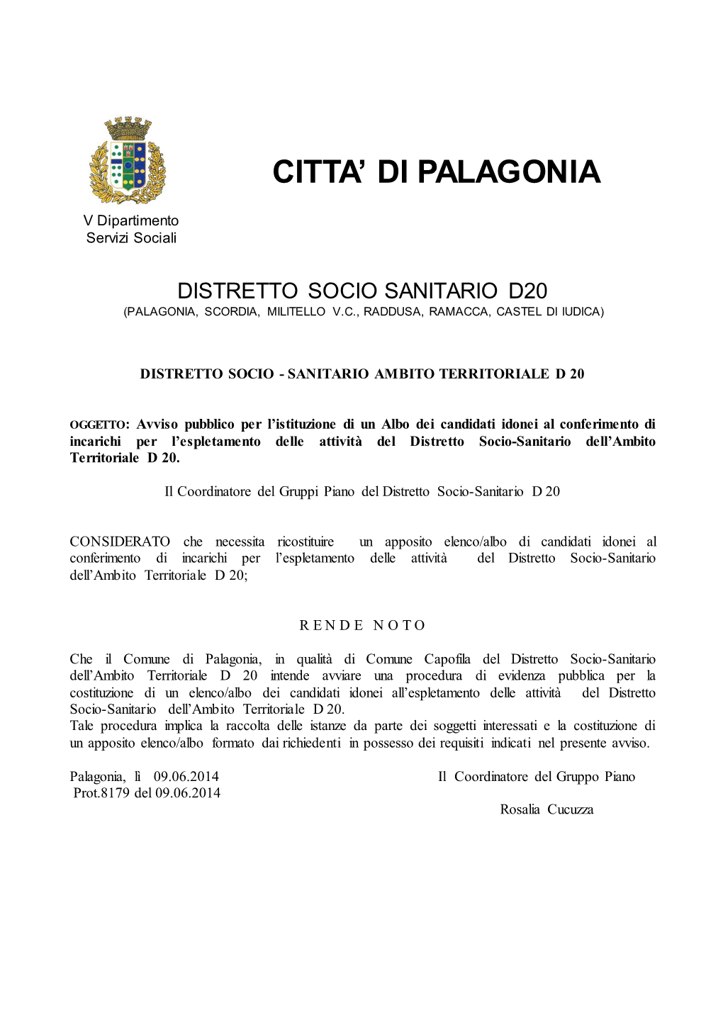 Vai A: Documento Allegato