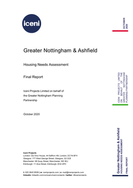 Greater Nottingham and Ashfield Housing Needs Assessment 2020