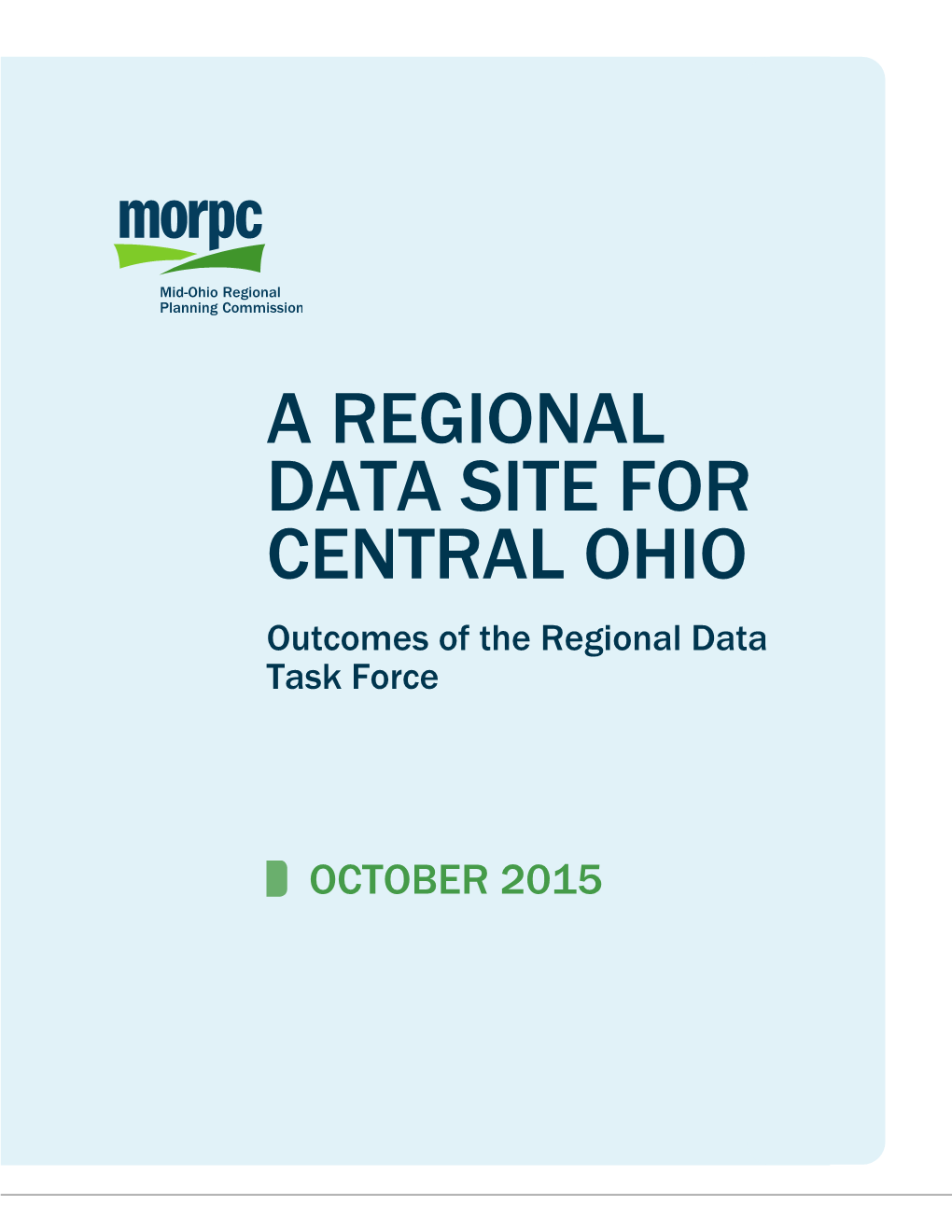 A Regional Data Site for Central Ohio