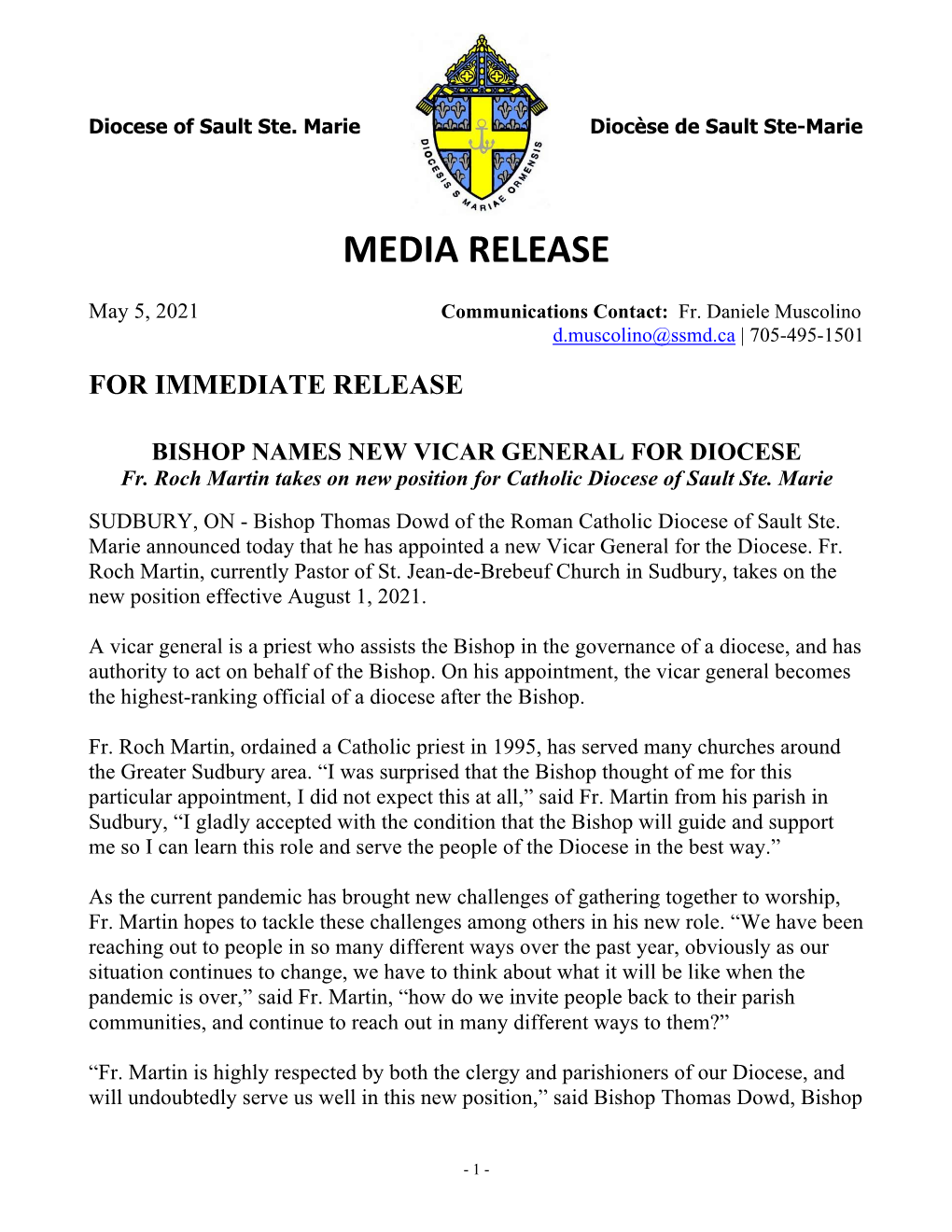 Media Release