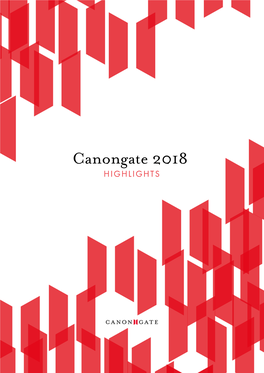 Canongate 2018 HIGHLIGHTS How to Stop Time MATT HAIG