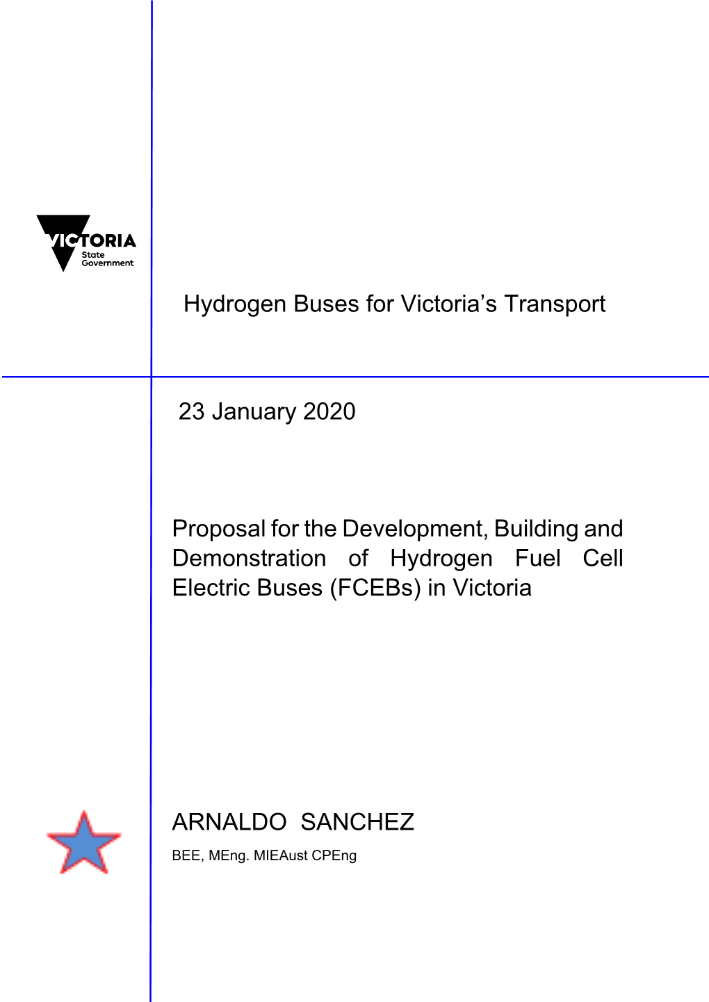 Hydrogen Buses for Victoria's Transport 23 January 2020