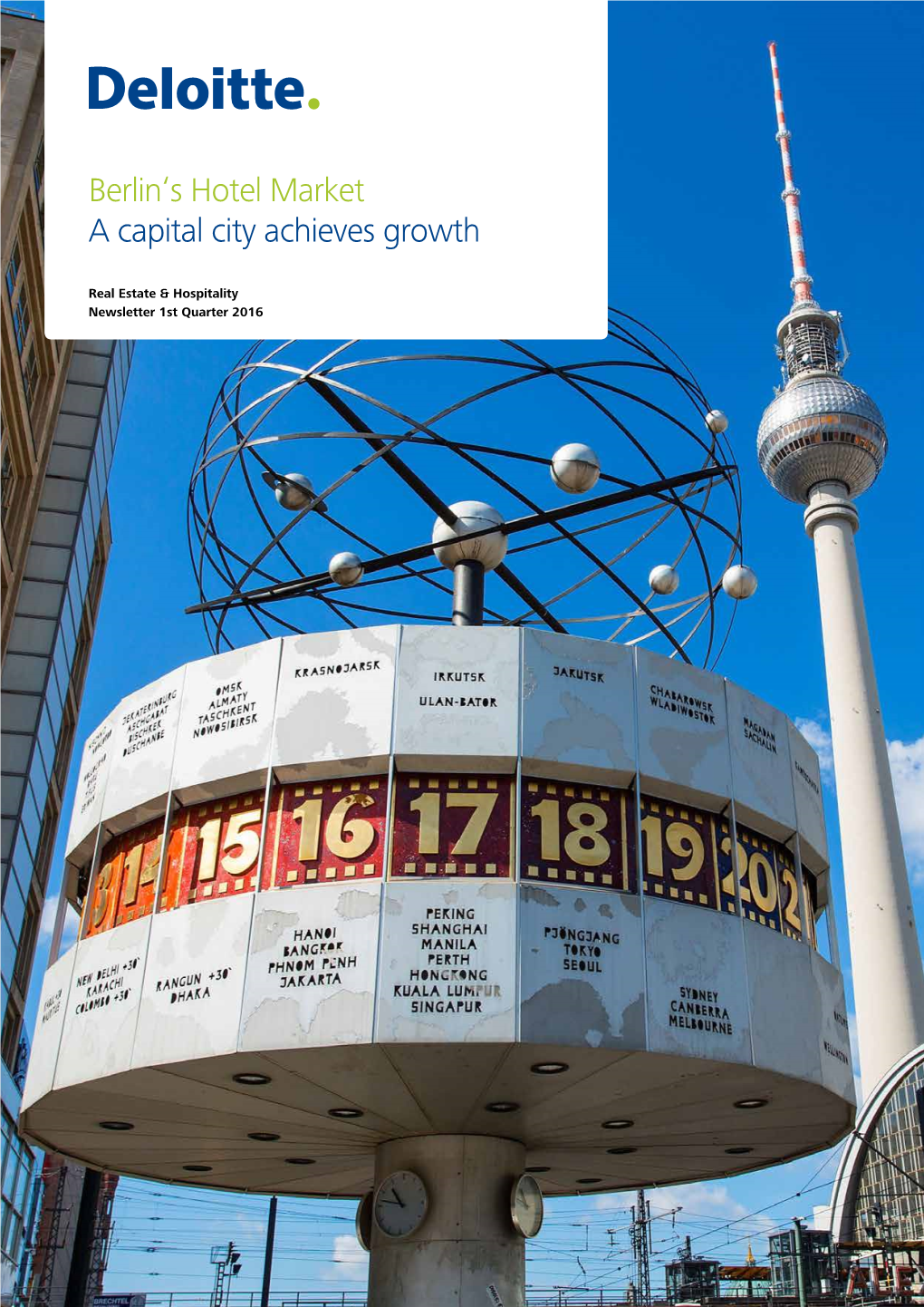 Berlin's Hotel Market a Capital City Achieves Growth DocsLib