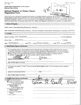 National Register of Historic Places Registration Form