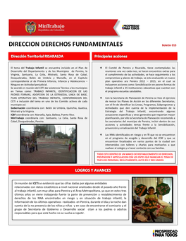 DIRECCION DERECHOS FUNDAMENTALES Boletin 013