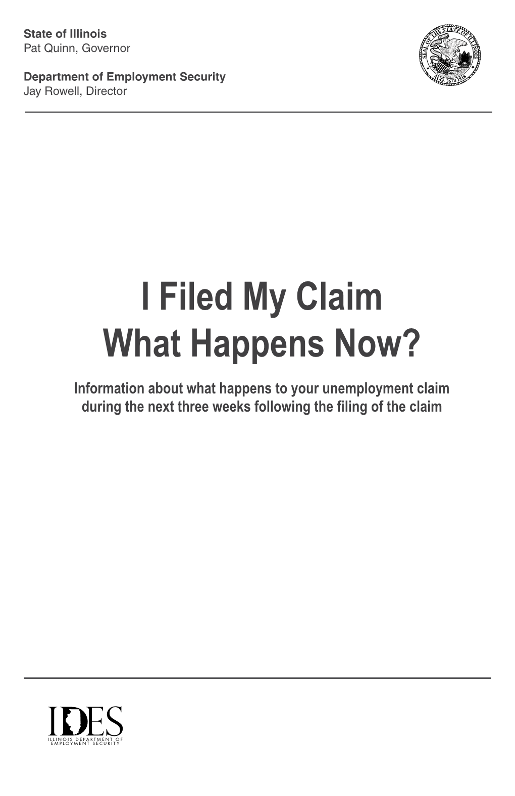 I Filed My Claim What Happens Now?