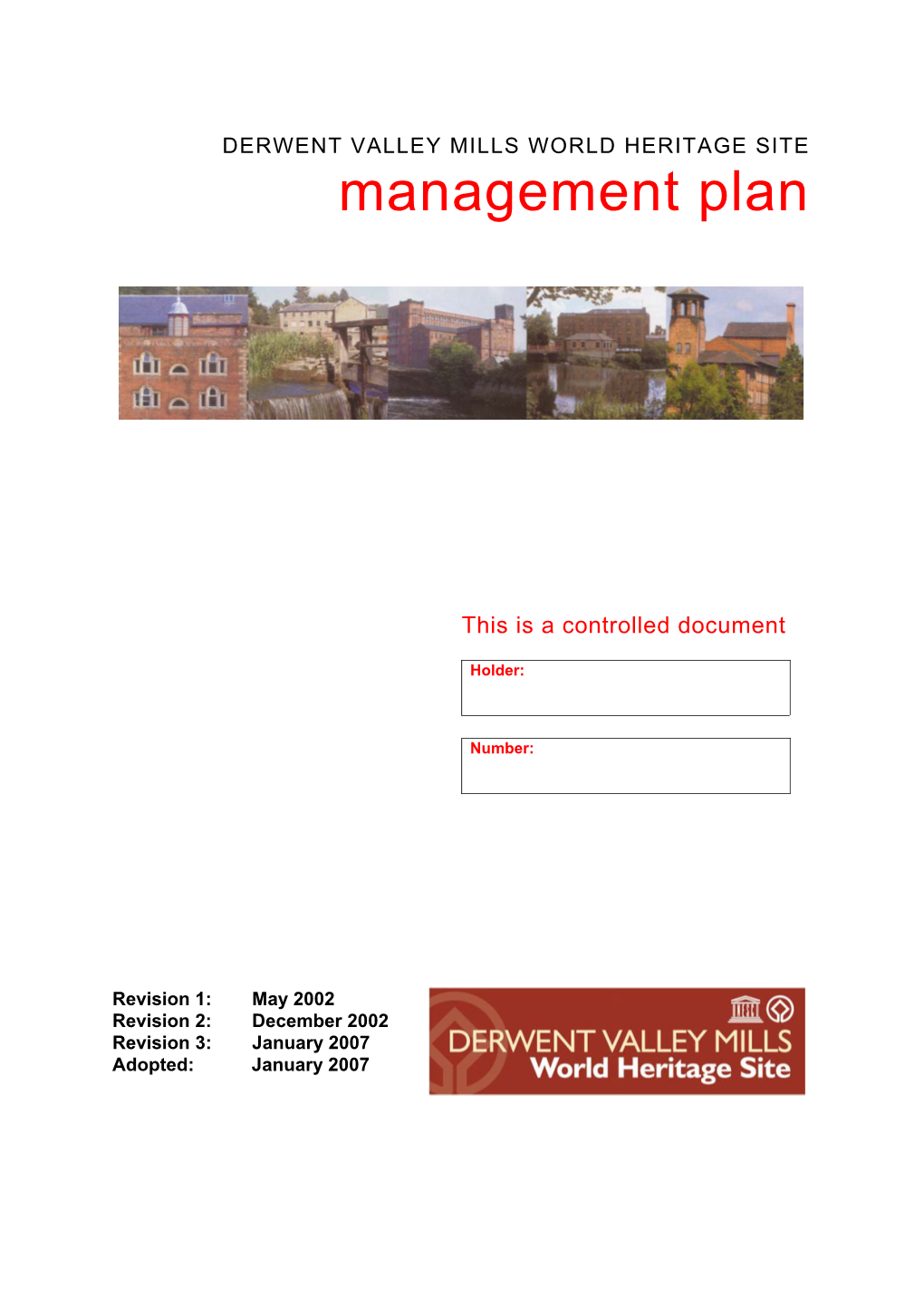 Management Plan