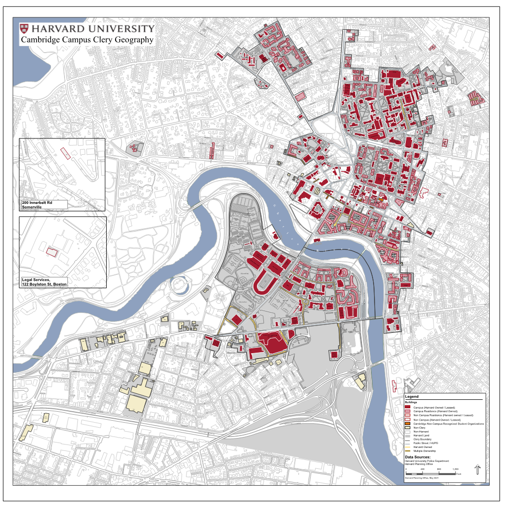 Cambridge Campus Clery Geography