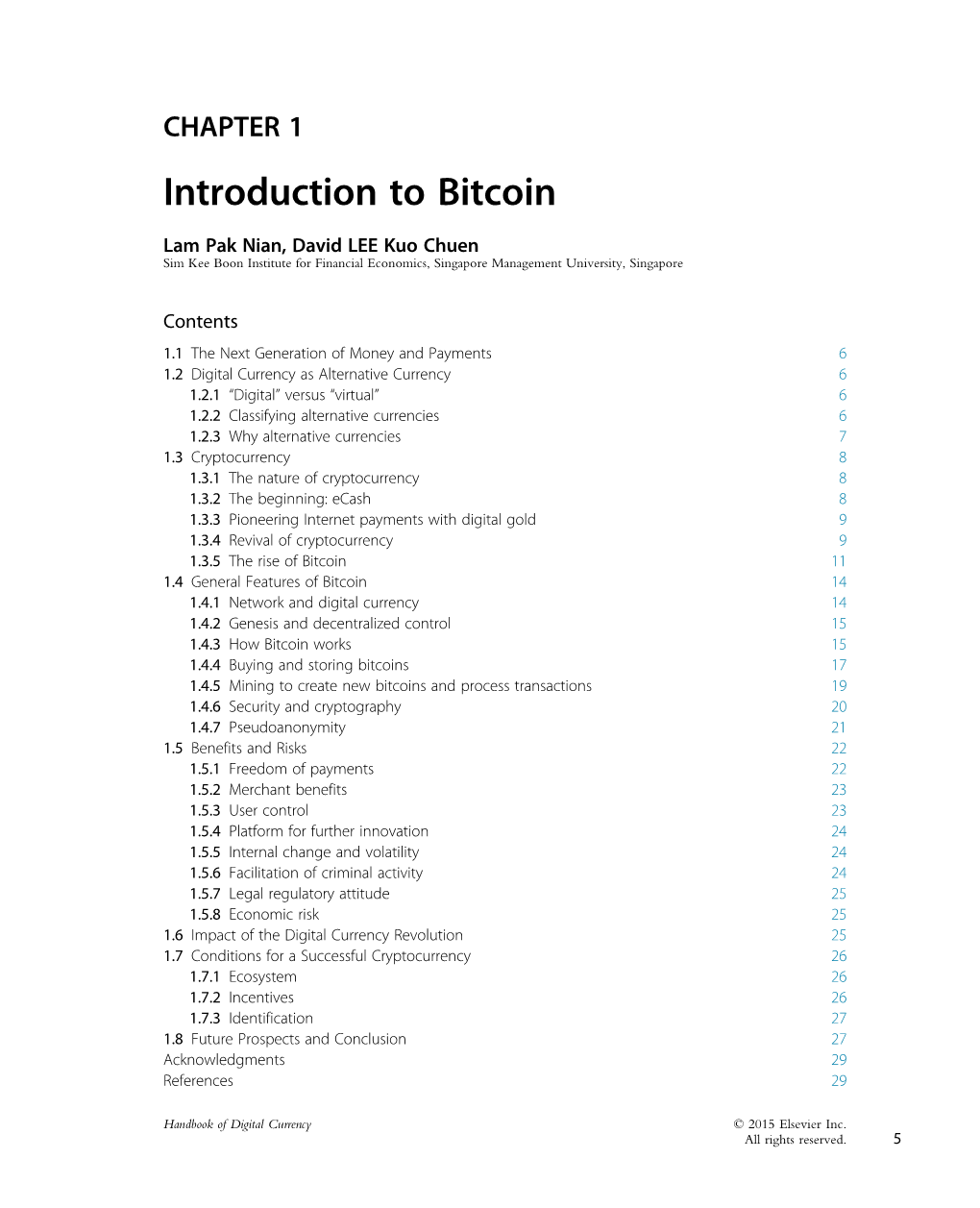 Introduction to Bitcoin