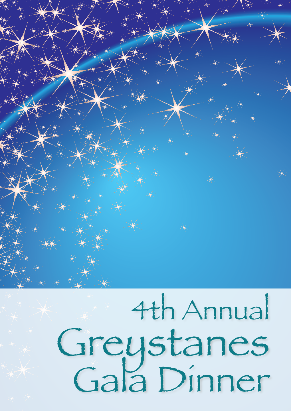 4Th Annual Greystanes Gala Dinner Message from Her Excellency, Professor Marie Bashir AC CVO