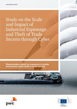 Study on the Scale and Impact of Industrial Espionage and Theft of Trade Secrets Through Cyber
