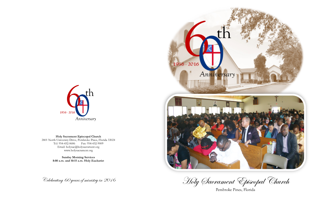 Anniversary Service Program