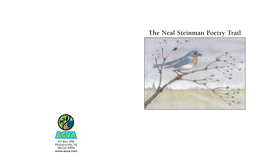 The Neal Steinman Poetry Trail