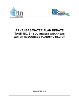 Arkansas Water Plan Update Task No