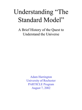 The Standard Model”