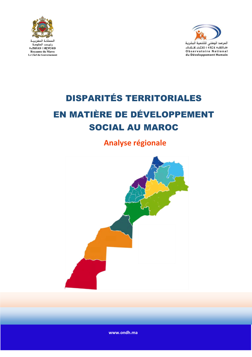 Disparités Territoriales En Matière De Développement Social Au Maroc ...