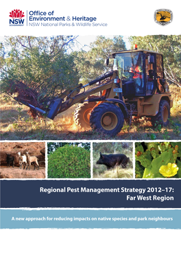 Regional Pest Management Strategy 2012–17: Far West Region