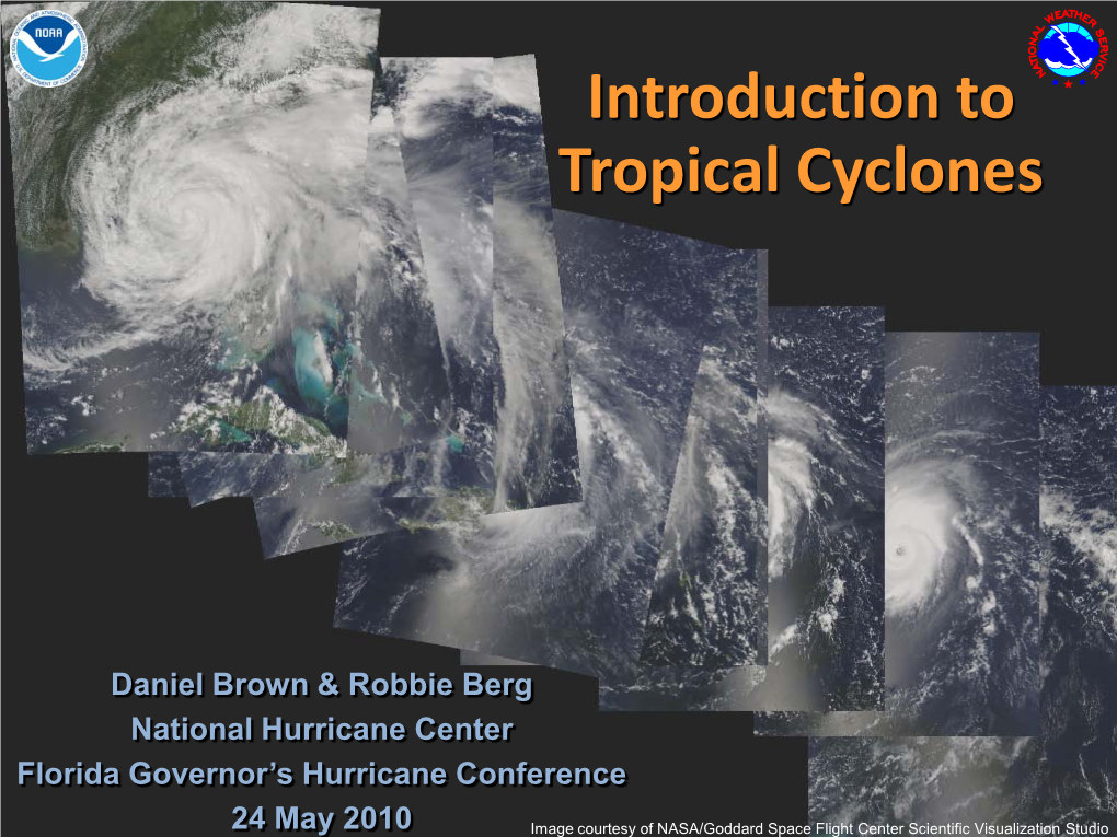 Introduction to Tropical Cyclones