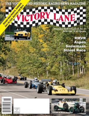 The Vintage and Historic Racing News Magazine Rmvr