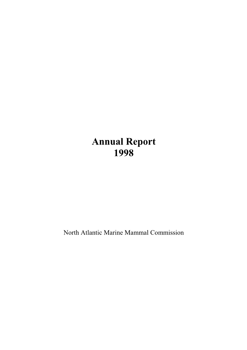 Annual Report 1998