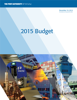 2015 Budget MISSION STATEMENT