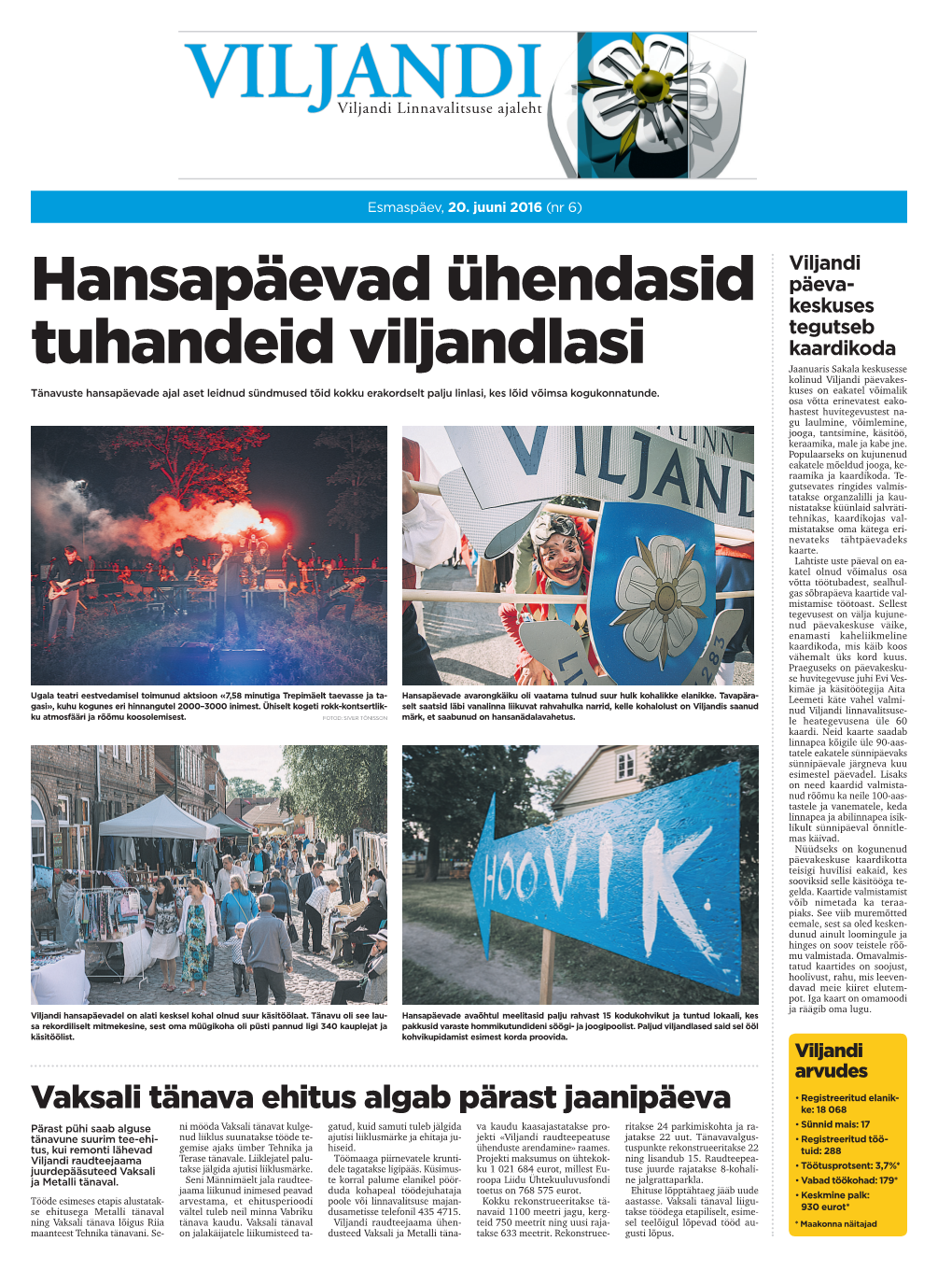 Hansapäevad Ühendasid Tuhandeid Viljandlasi