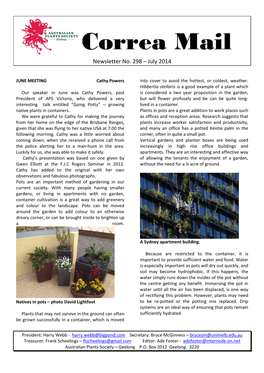Newsletter No. 298 – July 2014