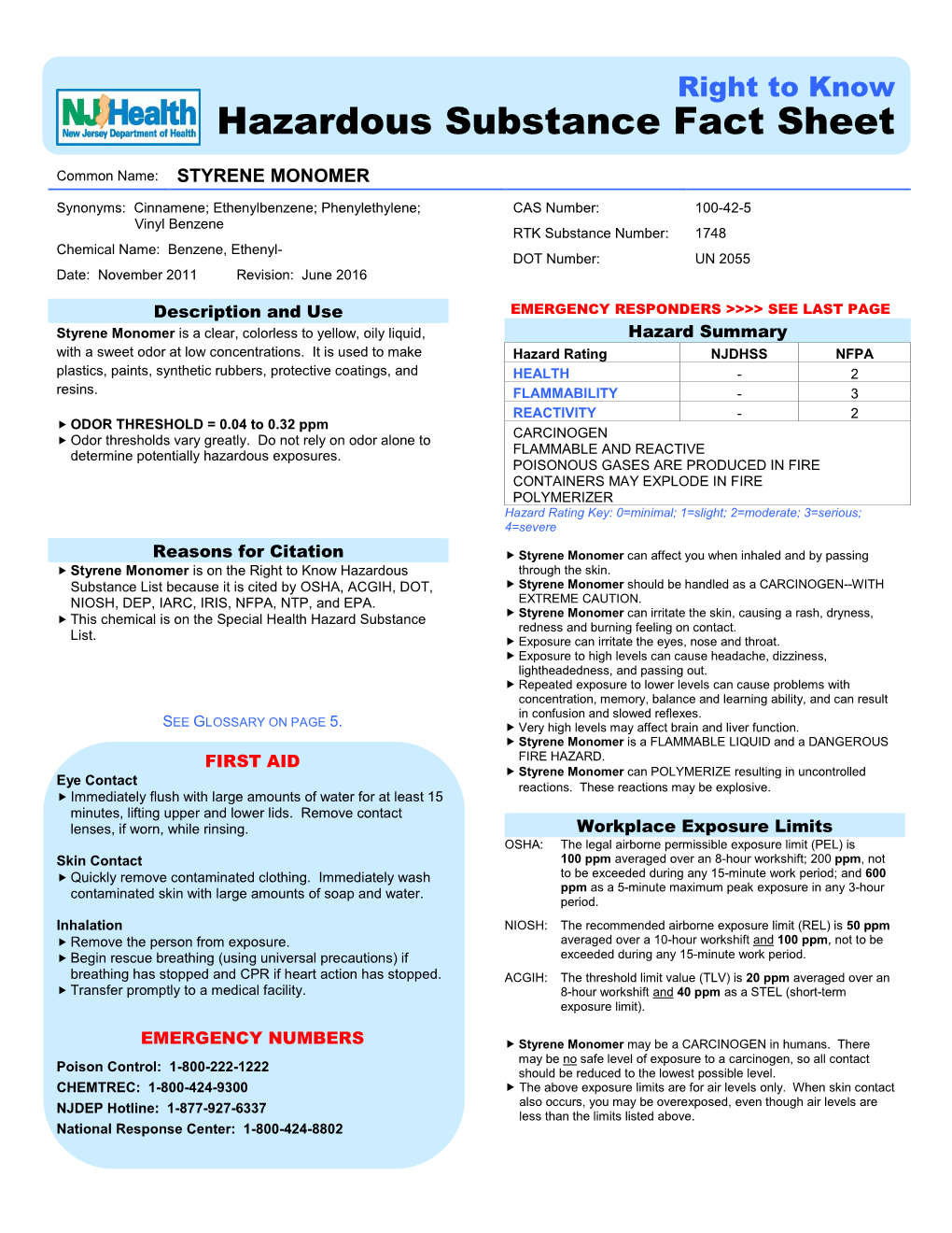 Styrene Monomer