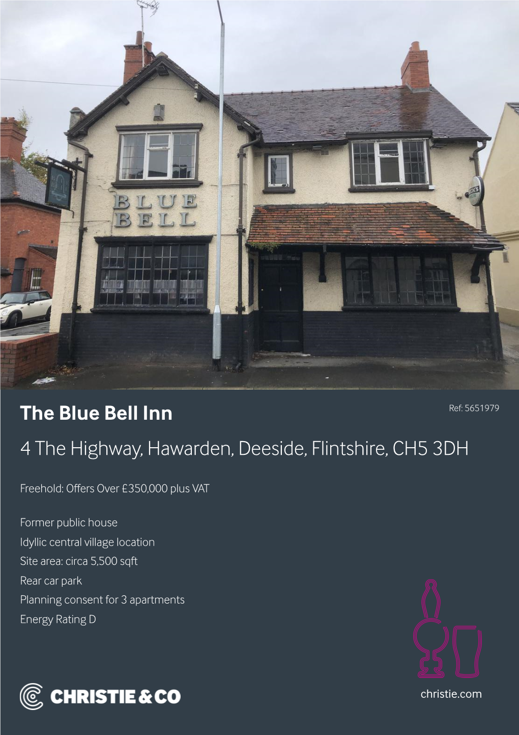 The Blue Bell Inn 4 the Highway, Hawarden, Deeside, Flintshire
