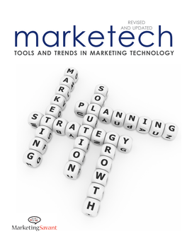 Tools and Trends in Marketing Technology I Forward