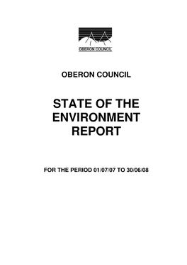 State of the Environment Report