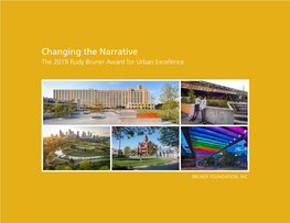 Changing the Narrative the 2019 Rudy Bruner Award for Urban Excellence
