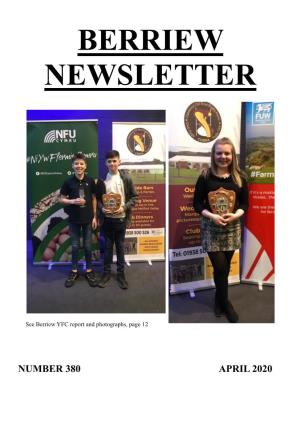 Berriew Newsletter AGM