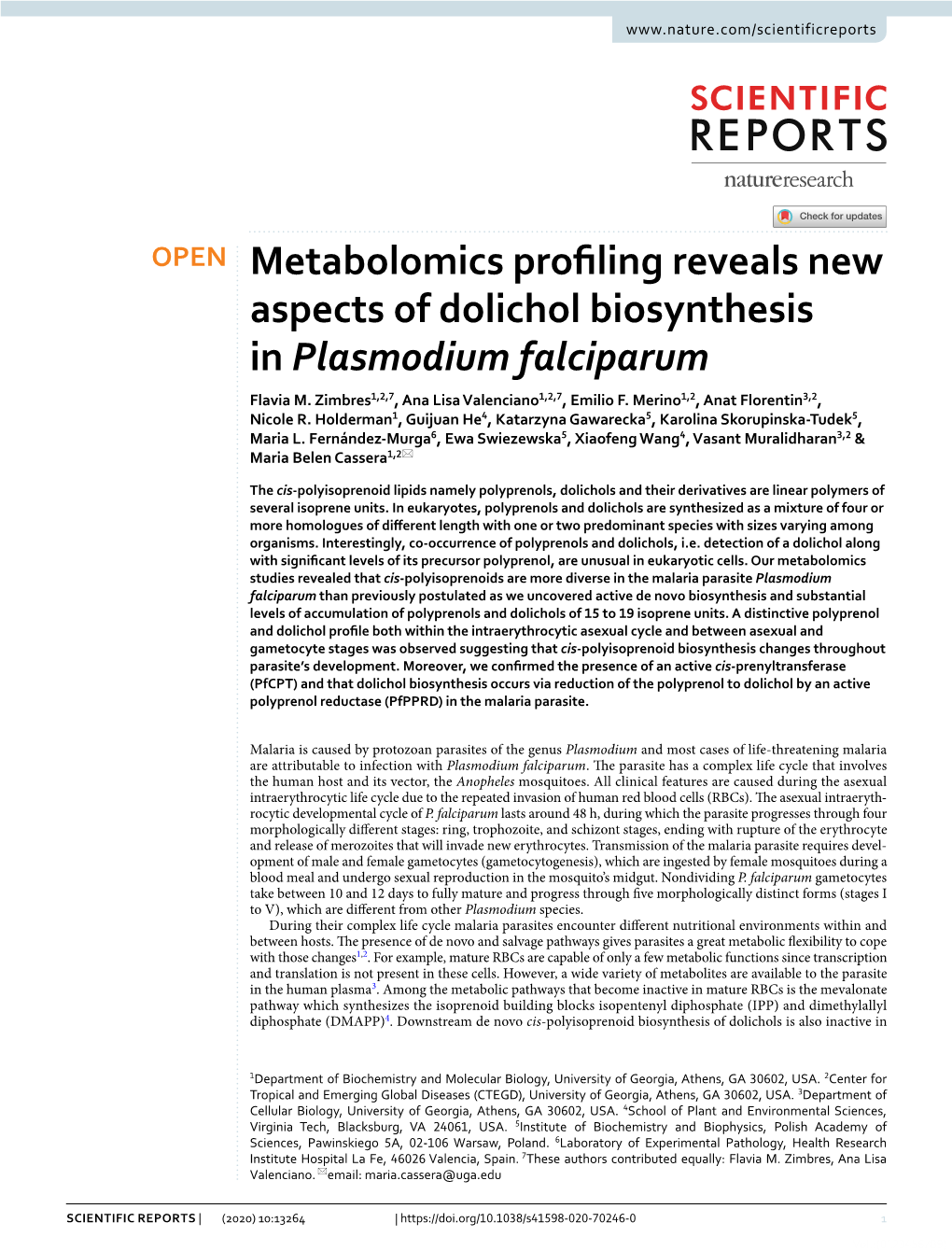 Metabolomics Profiling Reveals New Aspects of Dolichol Biosynthesis In