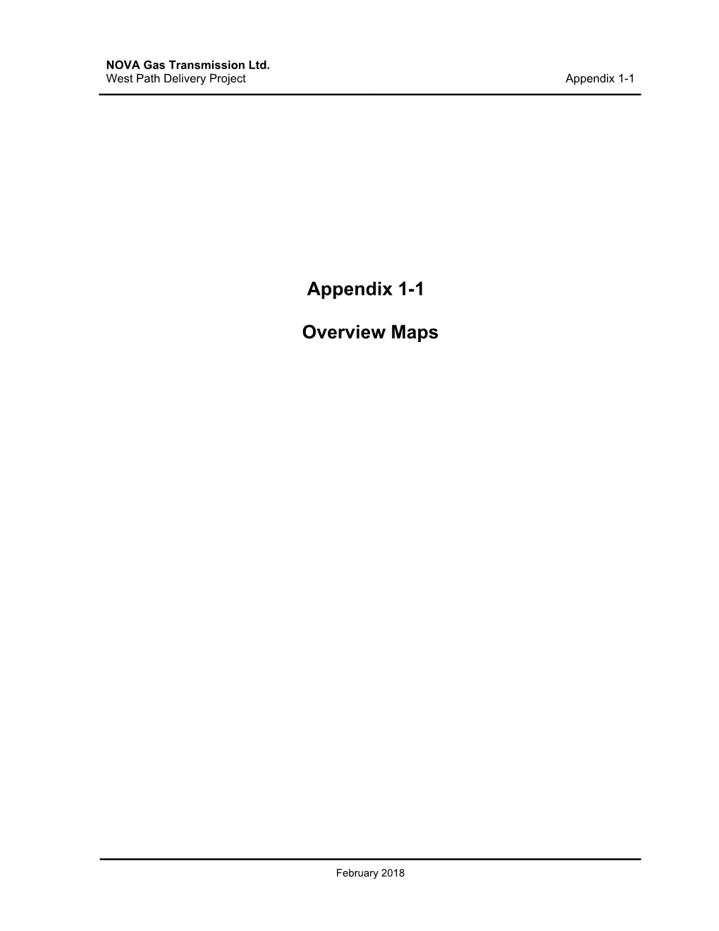 Appendix 1-1 Overview Maps