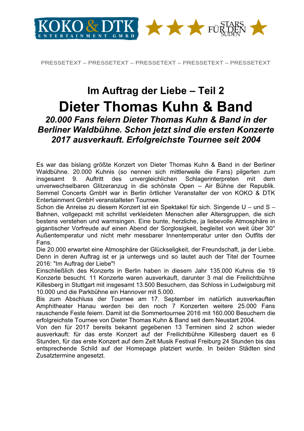 Dieter Thomas Kuhn & Band