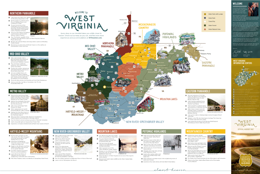 Northern Panhandle Mid-Ohio Valley Metro Valley Hatfield-Mccoy